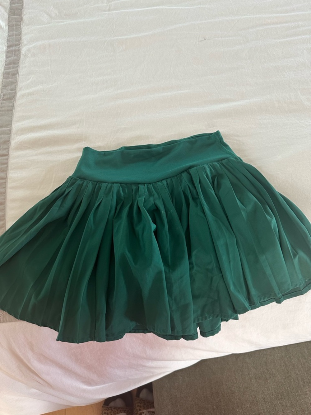 all in motion Emerald tennis Green Chiffon Circle Skirt